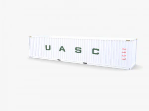 40ft shipping container uasc v2 3D Model