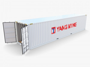 40ft shipping container yang ming 3D Model