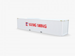 40ft shipping container yang ming Model 3D