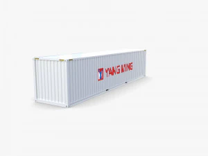 40ft shipping container yang ming 3D Model