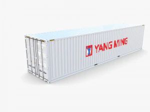 40ft shipping container yang ming 3D Model