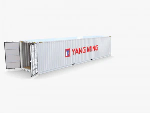 40ft shipping container yang ming 3D Model