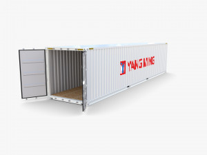40ft shipping container yang ming Model 3D