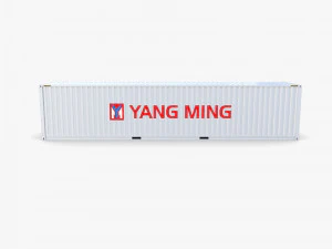 40ft shipping container yang ming 3D Model