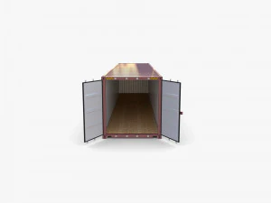 40ft shipping container zim 3D Model