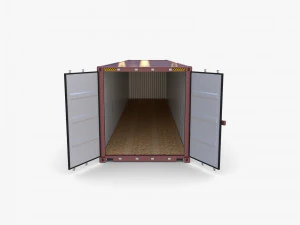 40ft shipping container zim 3D Model