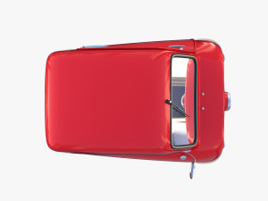 peel p50 red with chassis Model 3D