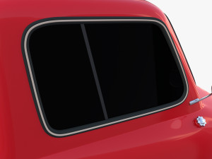 peel p50 red with chassis Model 3D