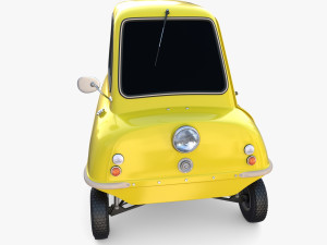 peel p50 yellow with chassis Model 3D