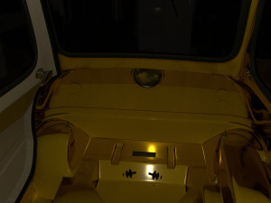 peel p50 yellow with chassis Model 3D