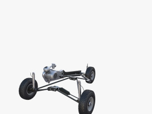 peel p50 yellow with chassis Model 3D