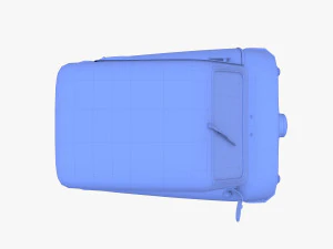 peel p50 yellow with chassis 3D Model