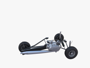 peel p50 yellow with chassis Model 3D