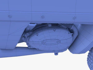 peel p50 yellow with chassis 3D Model