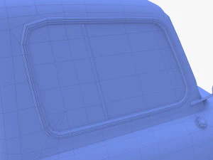 peel p50 yellow with chassis 3D Model