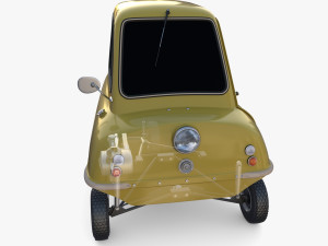 generic 50cc microcar with chassis 3D 모델