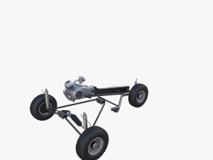 generic 50cc microcar with chassis 3D 모델