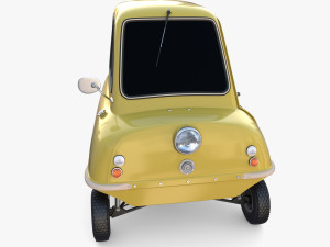 generic 50cc microcar with chassis 3D 모델