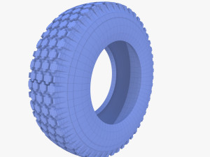 microcar tire 3D 모델