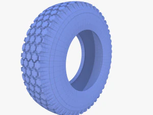 microcar tire 3D Model