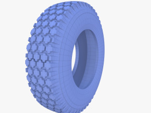 microcar tire 3D 모델