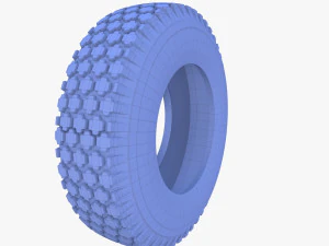 microcar tire 3D Model