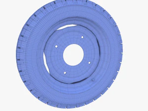 full tractor wheel v1 3D Model