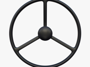 tractor steering wheel Modelo 3D