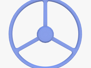 tractor steering wheel 3D Модель