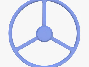 tractor steering wheel 3D Model