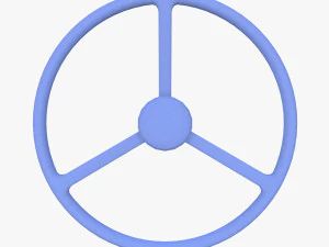 tractor steering wheel 3D Model