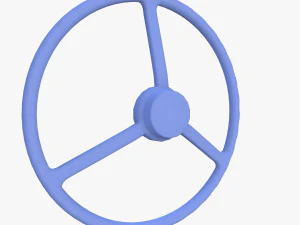 руль трактора u650 3D Модель