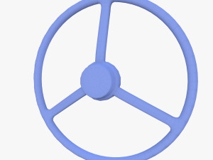 u650 tractor steering wheel 3D Model