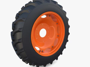 rueda de tractor completa v2 Modelo 3D