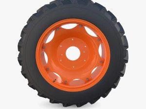full tractor wheel v2 3D Model