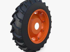 full tractor wheel v2 3D Model