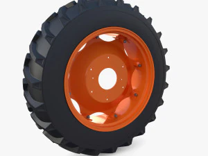 full tractor wheel v2 3D Model
