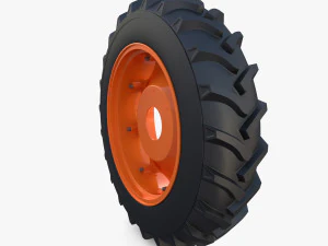 full tractor wheel v2 3D Model