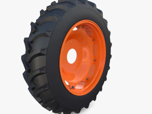 full tractor wheel v2 3D Model