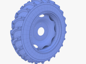 full tractor wheel v2 3D-Modell