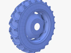 full tractor wheel v2 3D Model