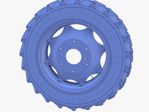 full tractor wheel v2 3D-Modell