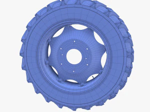 full tractor wheel v2 3D Model