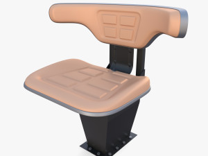 tractor seat 3D Model
