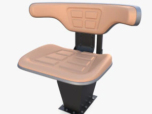 сиденье трактора 3D Модель