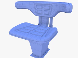 сиденье трактора 3D Модель