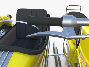 mobra 50 w sidecar yellow 3D Модель