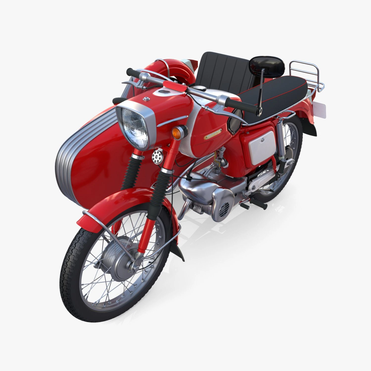 mobra 50 w sidecar red 3D Model .c4d .max .obj .3ds .fbx .stl .blend 