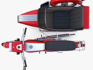 mobra 50 w sidecar red Model 3D