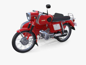 mobra 50 w sidecar red 3D Model